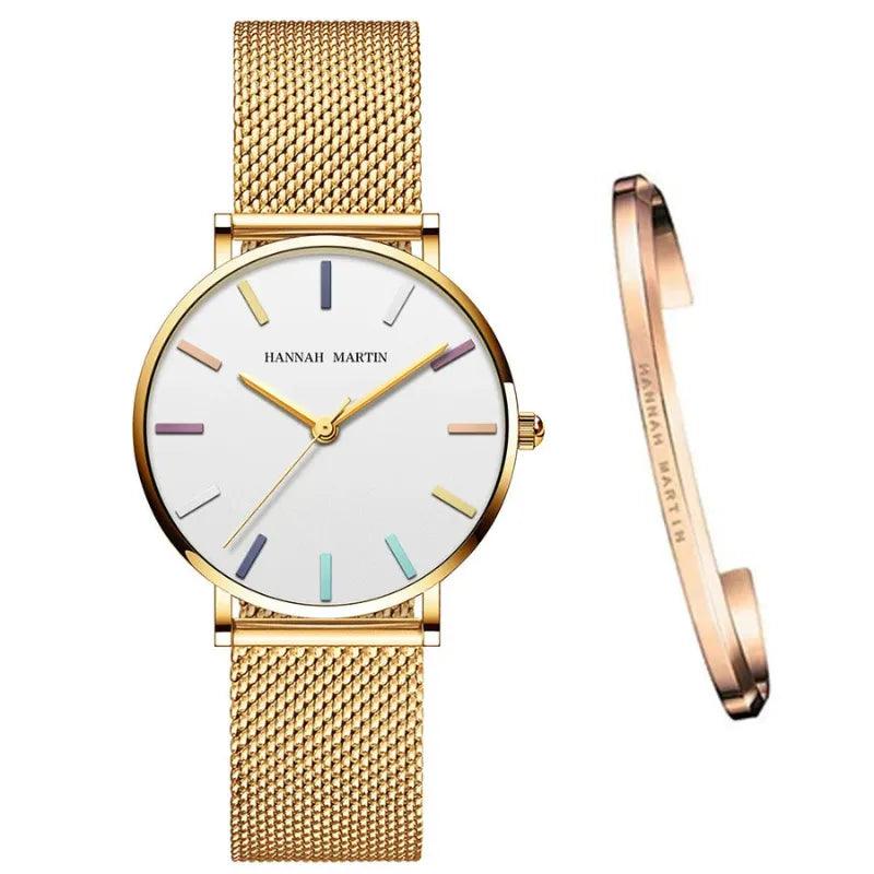 Montre femme + bracelet Lux offert