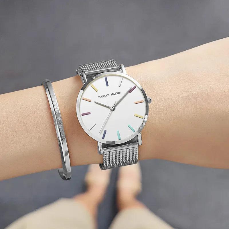 Montre femme + bracelet Lux offert