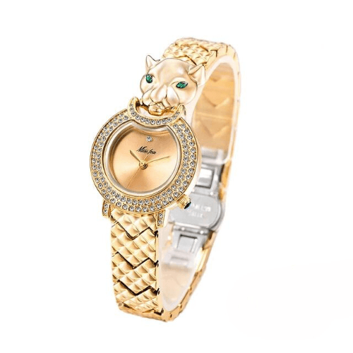 Montre femme à quartz avec cristaux – Édition Princess