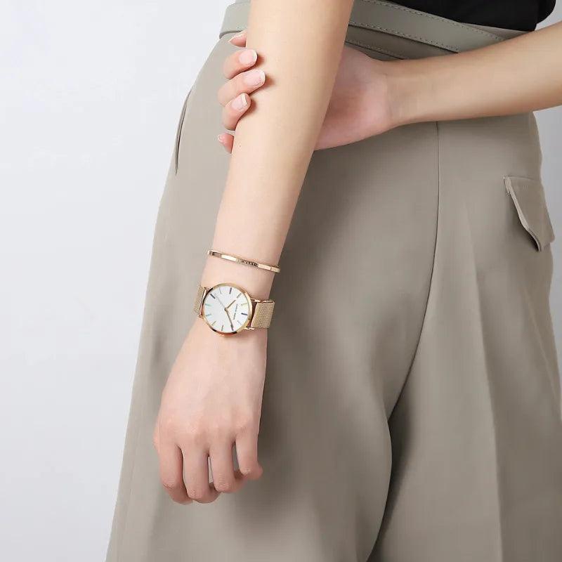 Montre femme + bracelet Lux offert