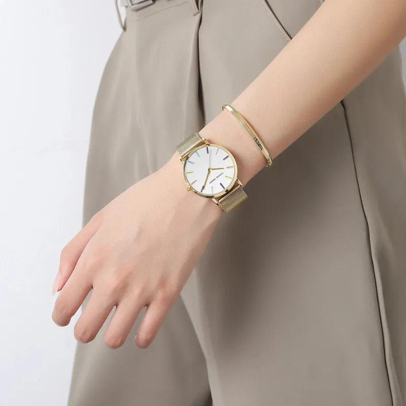 Montre femme + bracelet Lux offert