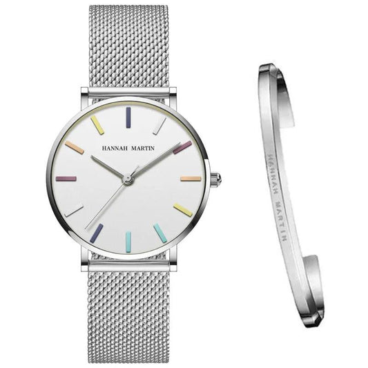 Montre femme + bracelet Lux offert